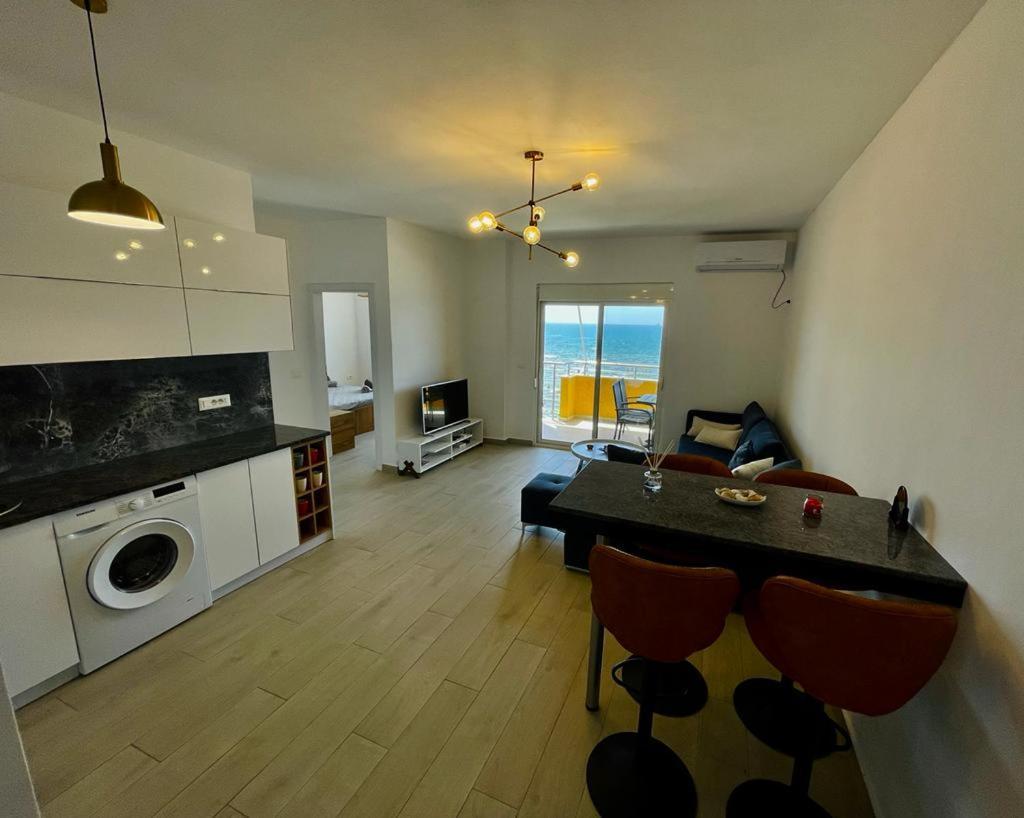 Blue And Salmon Apartment